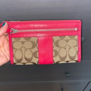 Coach wristlet
